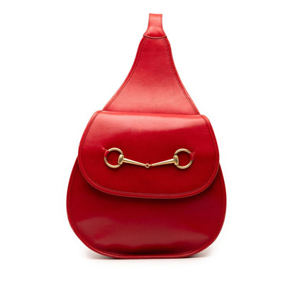 Gucci Leather Horsebit Backpack