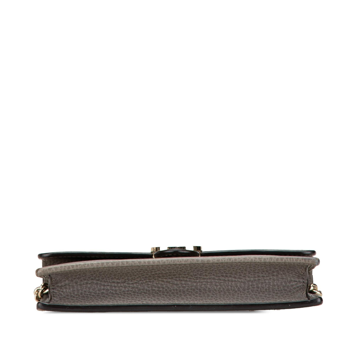 Gucci Leather Interlocking G Dollar Wallet on Chain