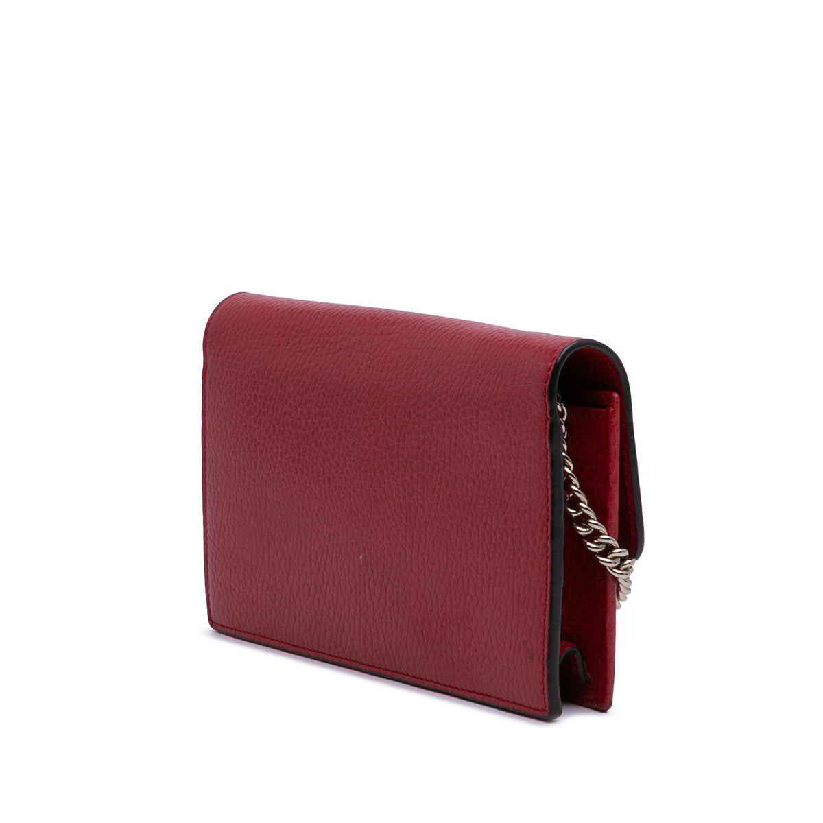 Gucci Leather Interlocking G Dollar Wallet on Chain