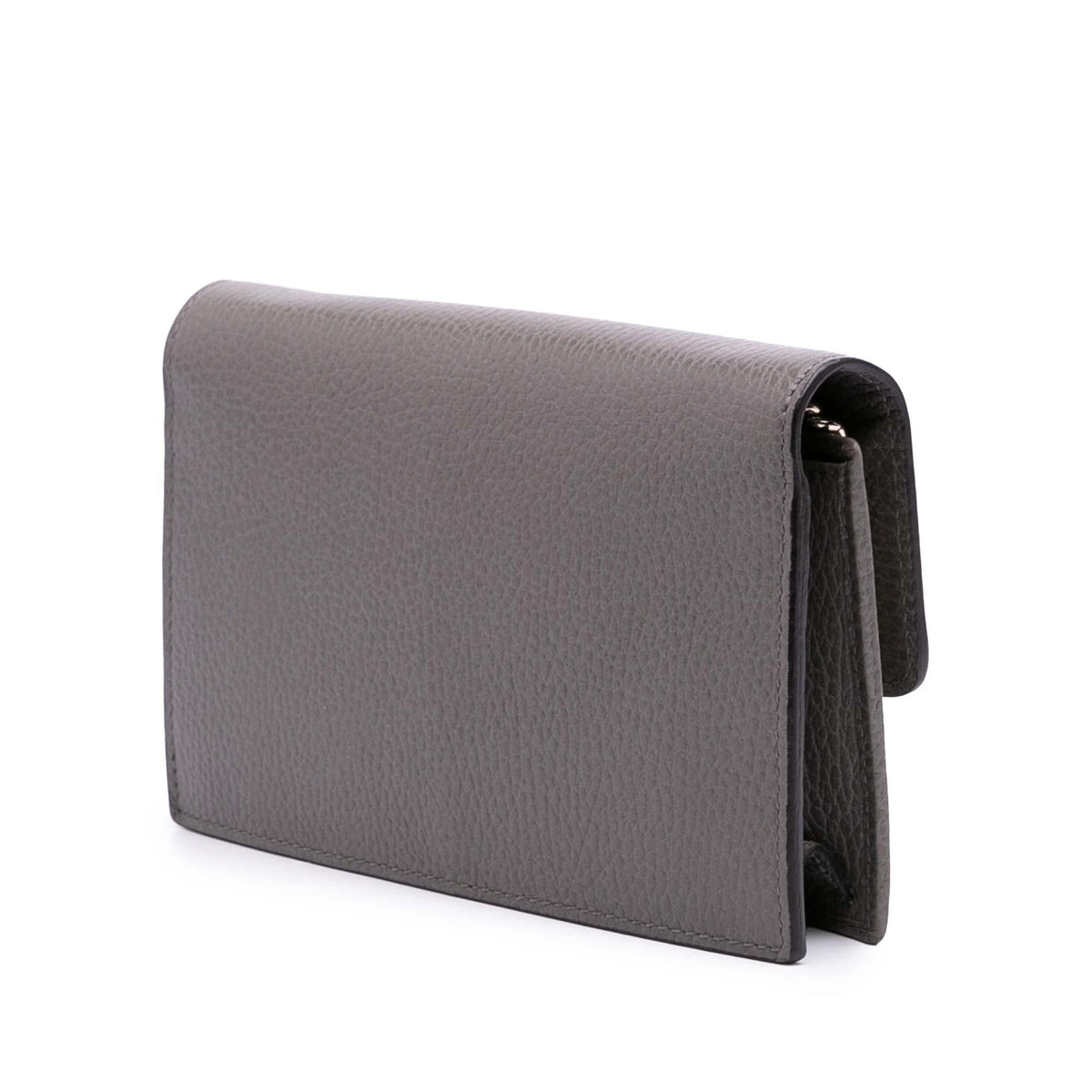 Gucci Leather Interlocking G Dollar Wallet on Chain