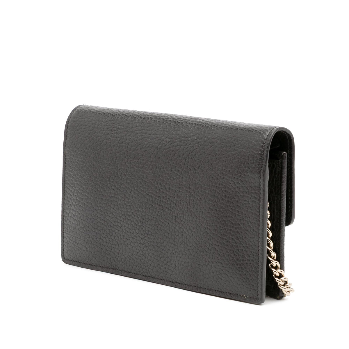 Gucci Leather Interlocking G Dollar Wallet on Chain
