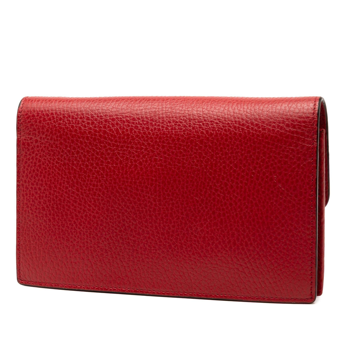 Gucci Leather Interlocking G Dollar Wallet on Chain