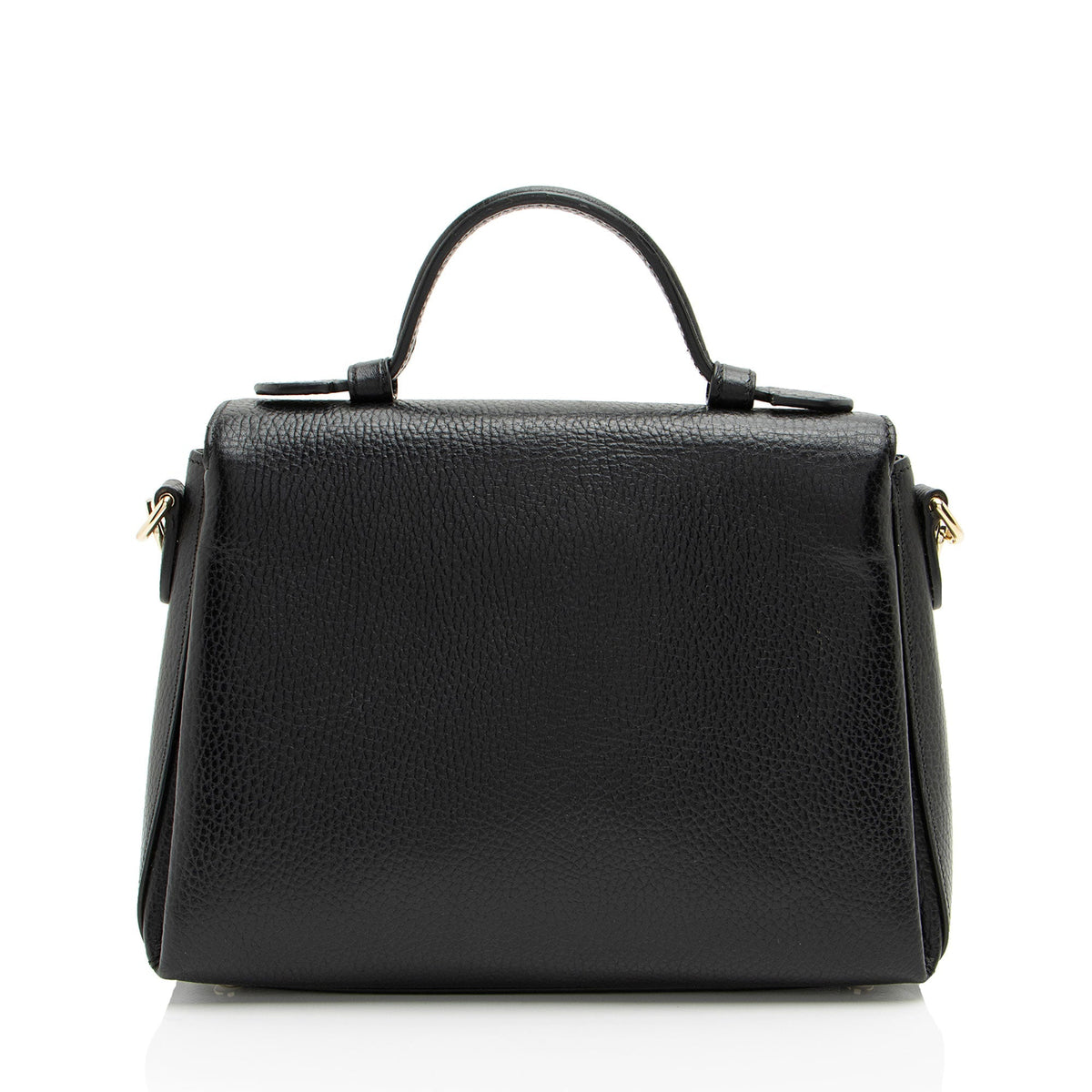 Gucci Leather Interlocking G Small Top Handle (SHF-WY9c47)