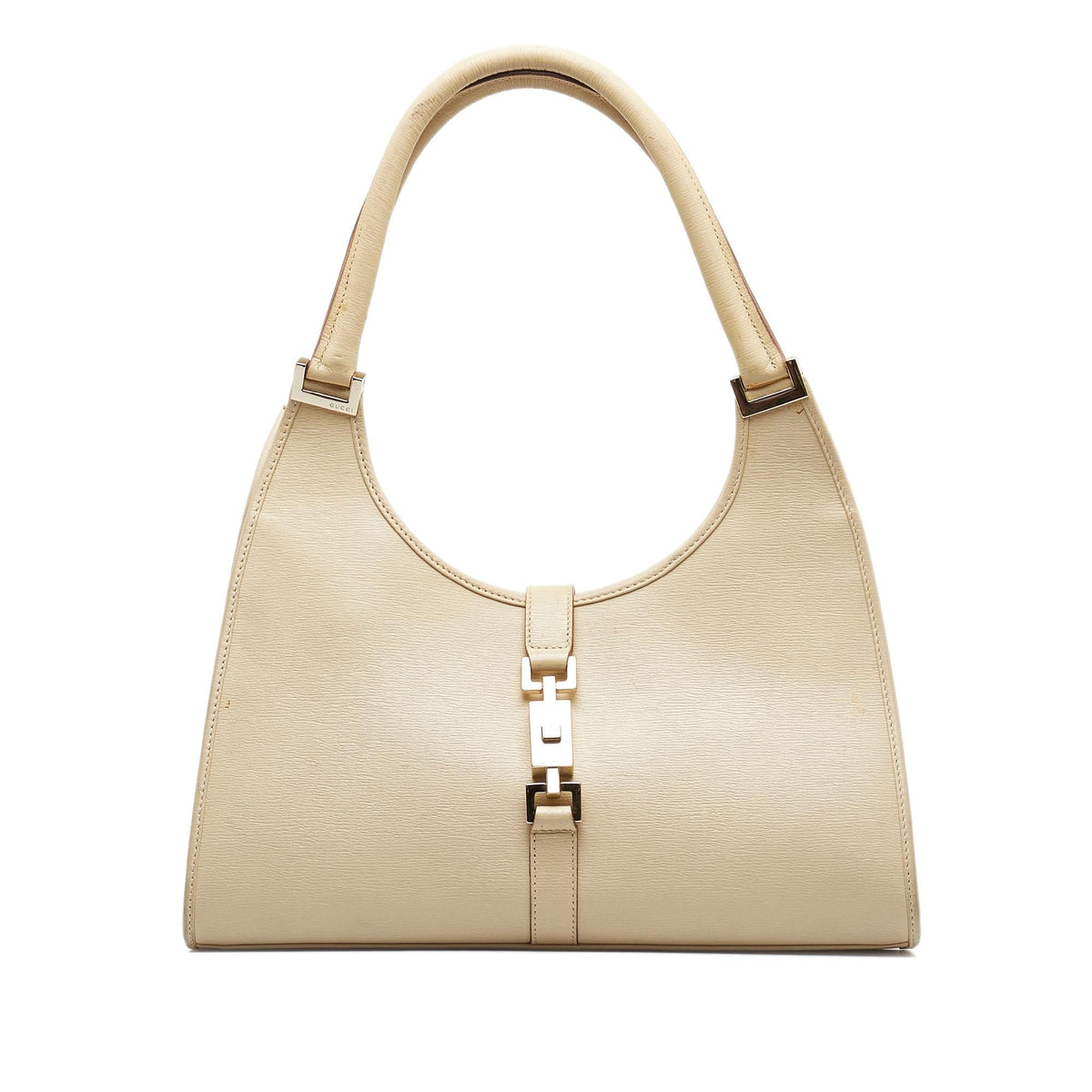 Gucci Leather Jackie Bardot (SHG-nnMyZA)