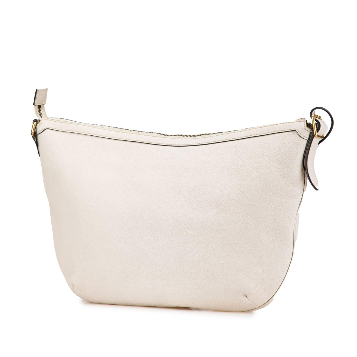 Gucci Leather Logo Half Moon Crossbody