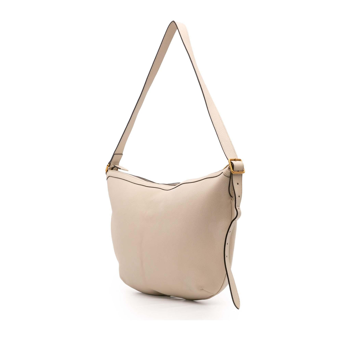 Gucci Leather Logo Half Moon Crossbody