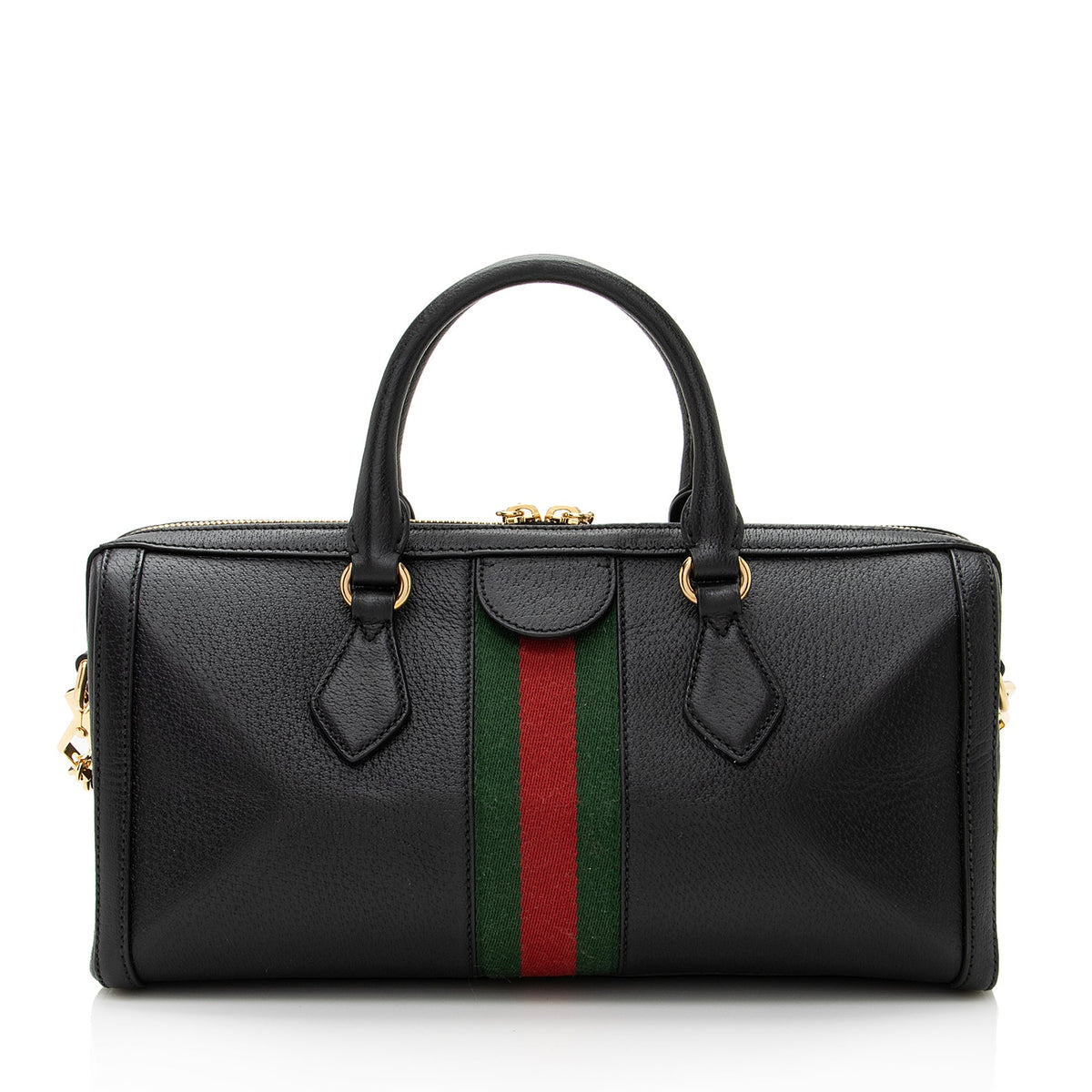 Gucci Leather Ophidia Medium Boston Bag (SHF-22477)