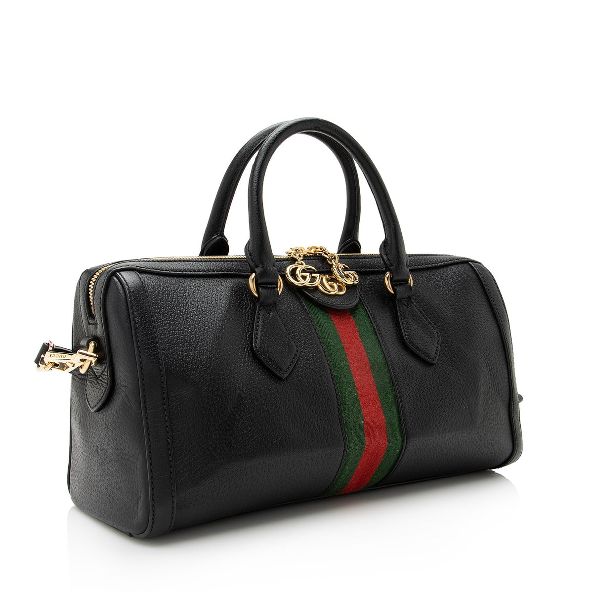 Gucci Leather Ophidia Medium Boston Bag (SHF-22477)