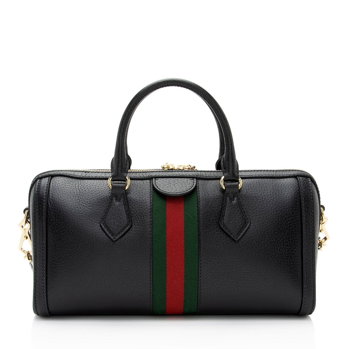 Gucci Leather Ophidia Medium Boston Bag (SHF-Cqcjoo)