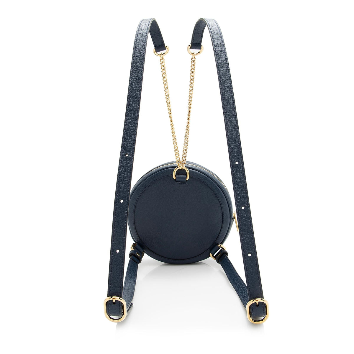Gucci Leather Ophidia Round Mini Backpack (SHF-22424)