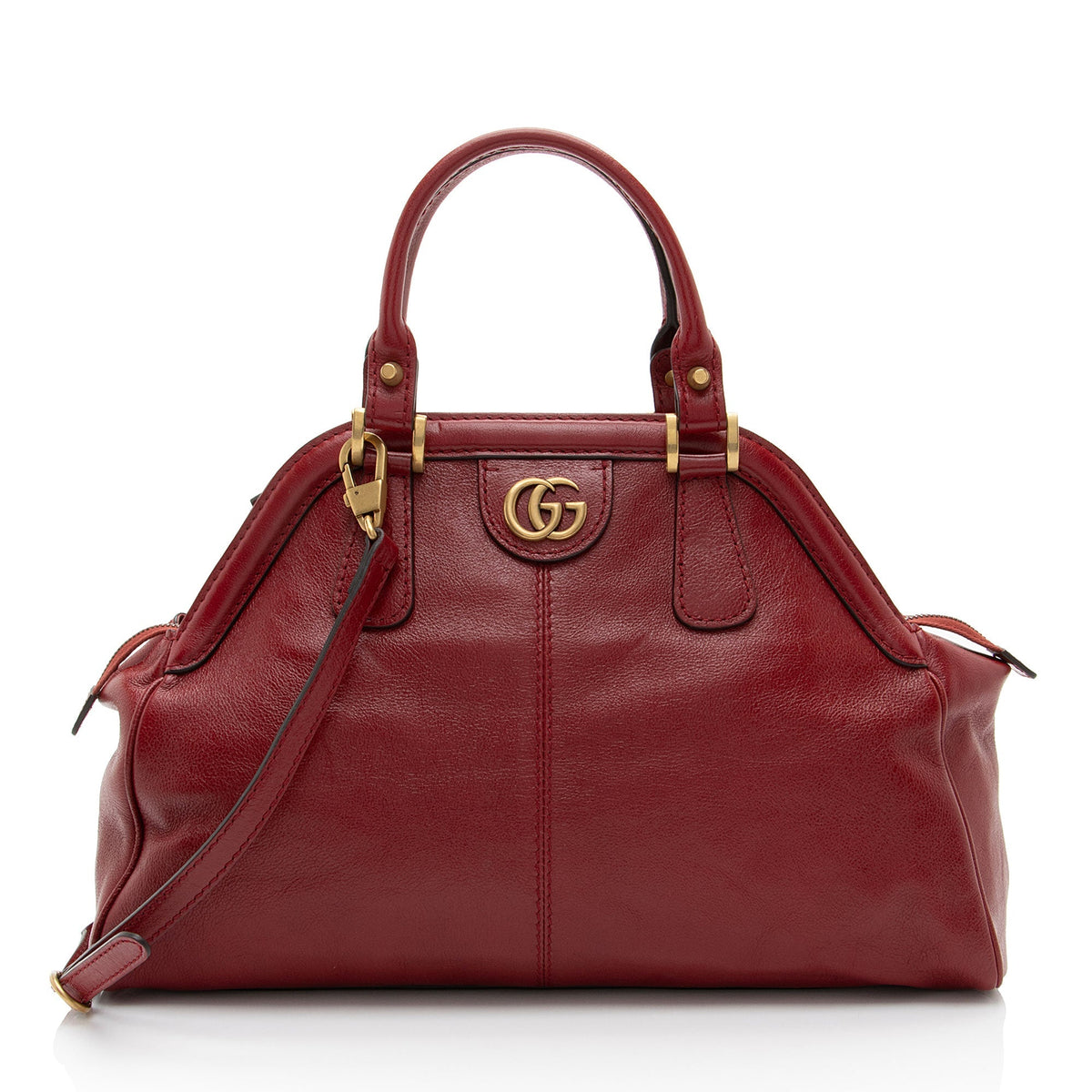 Gucci Leather Rebelle Medium Satchel