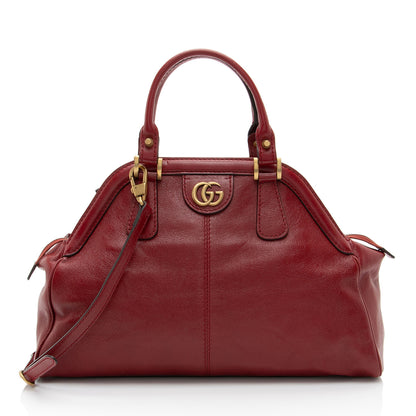 Gucci Leather Rebelle Medium Satchel