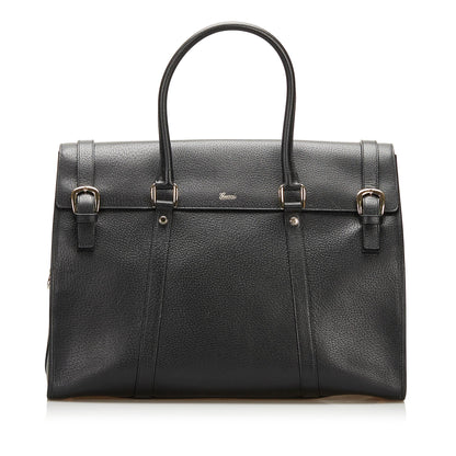 Gucci Leather Satchel (SHG-35940)