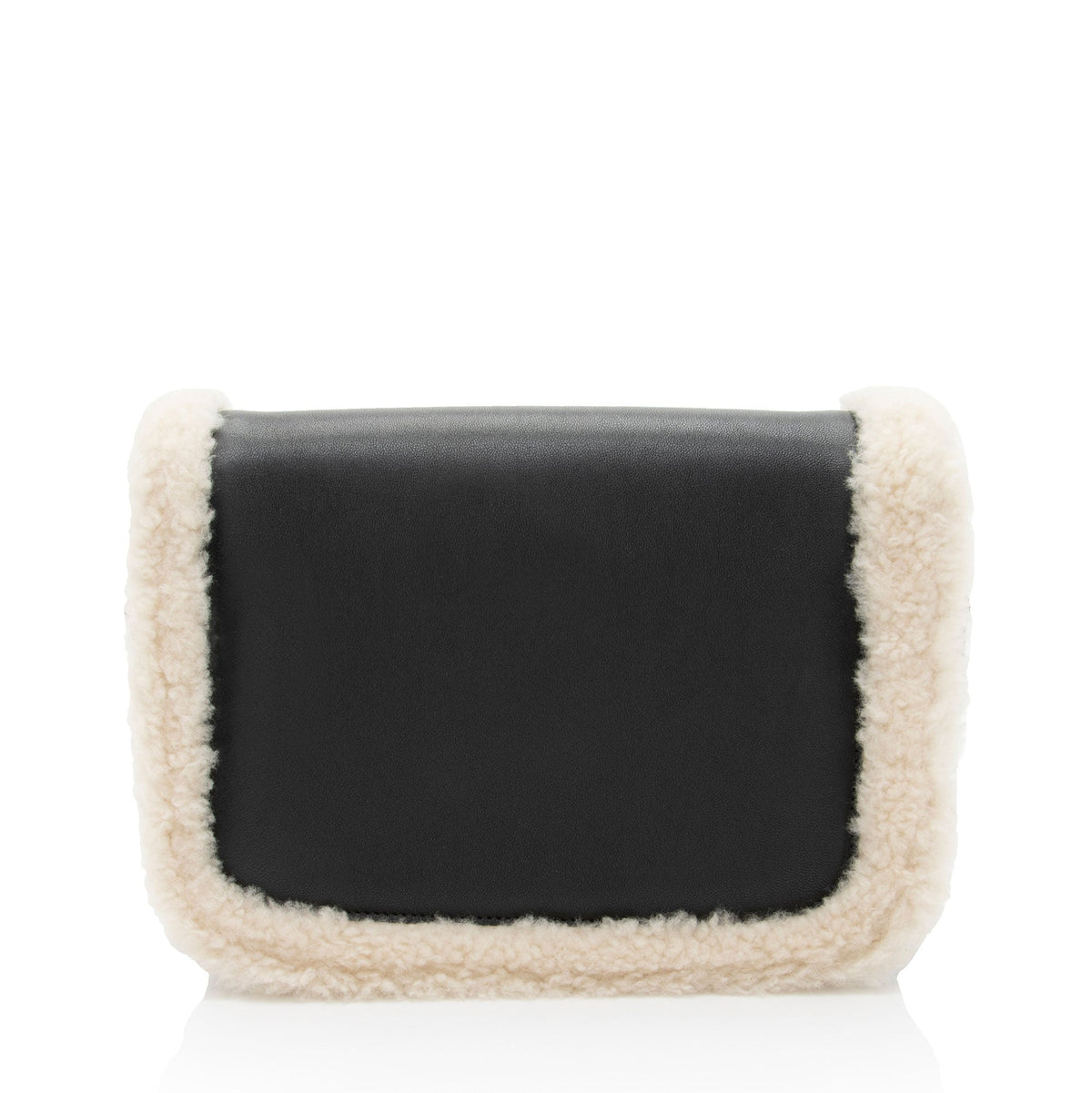 Gucci Leather Shearling Horsebit 1955 Small Bag