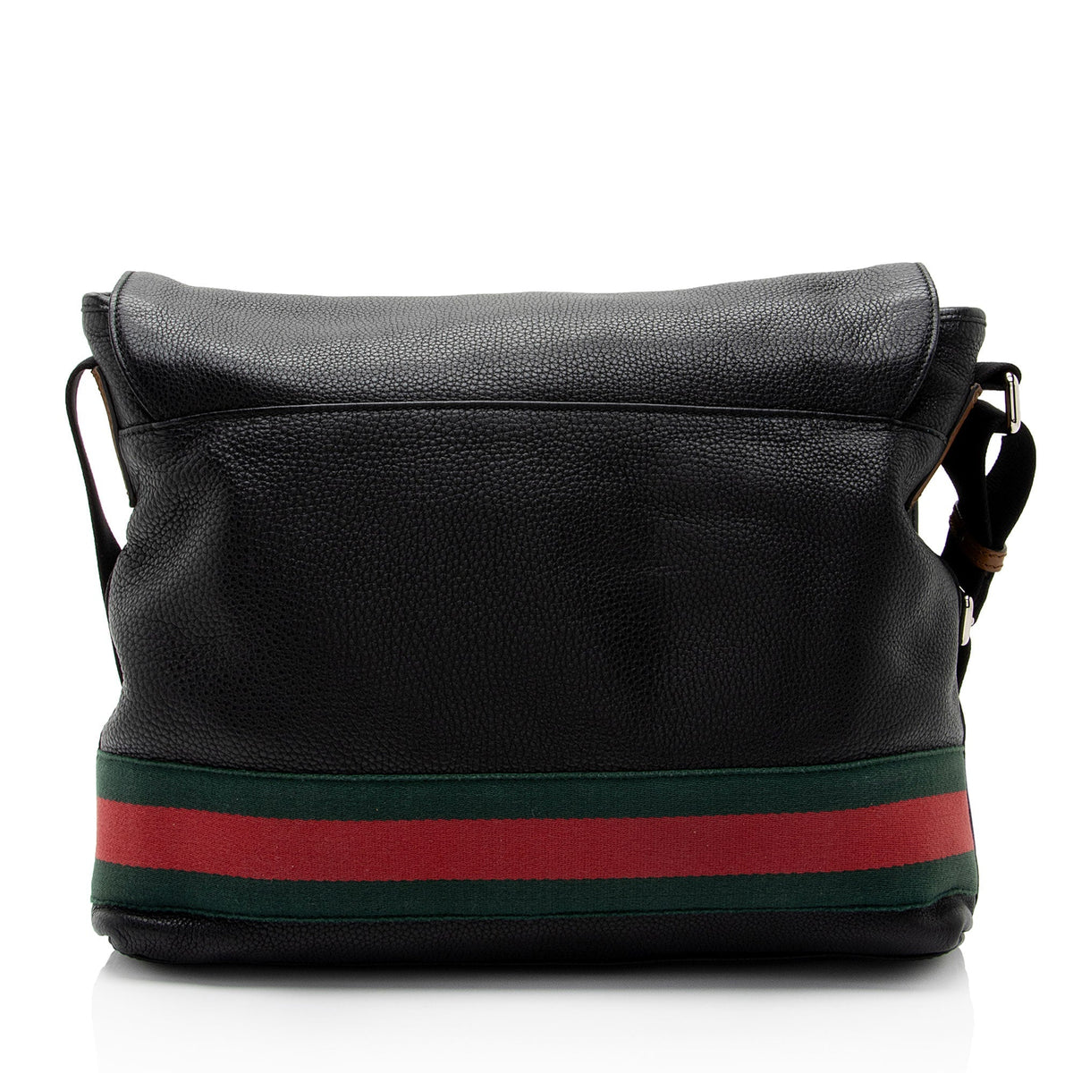 Gucci Leather Signature Web Messenger (SHF-6F03zC)