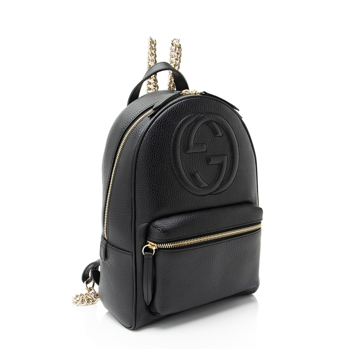 Gucci Leather Soho Chain Backpack