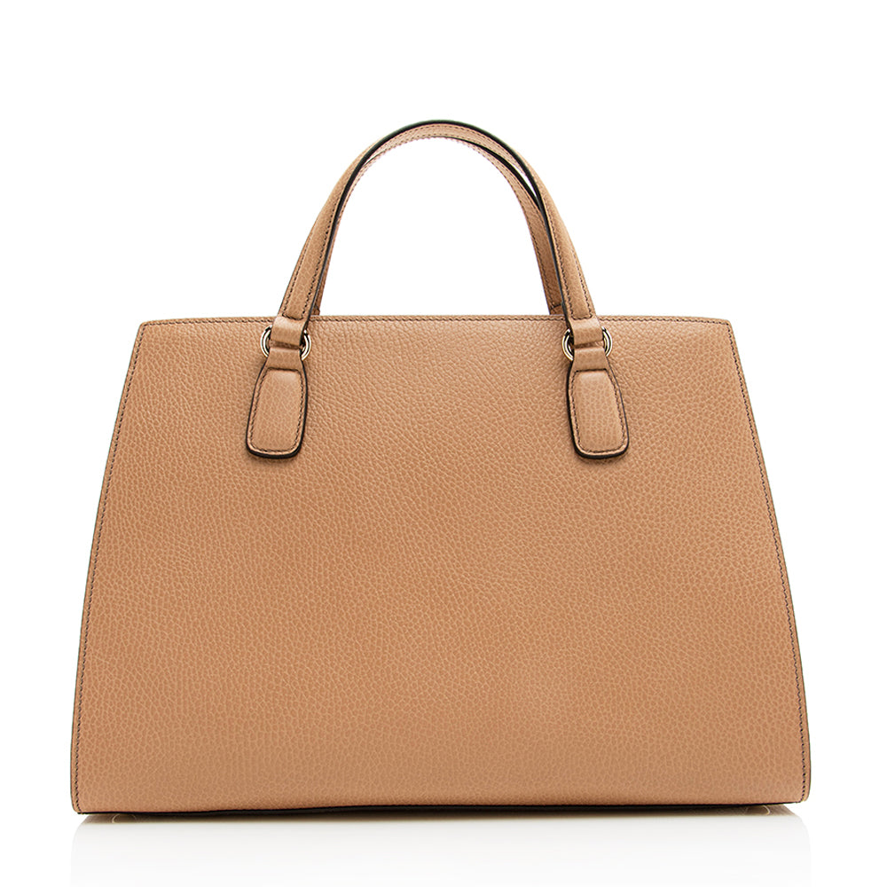 Gucci Leather Soho Medium Top Handle Satchel (SHF-19429)