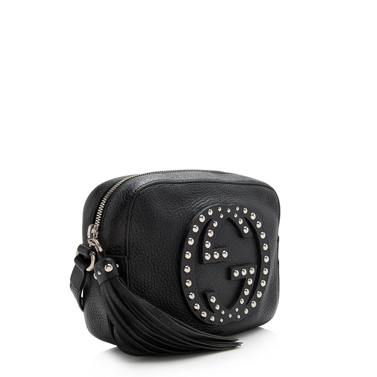 Gucci Leather Soho Studded Disco Bag (SHF-22623)
