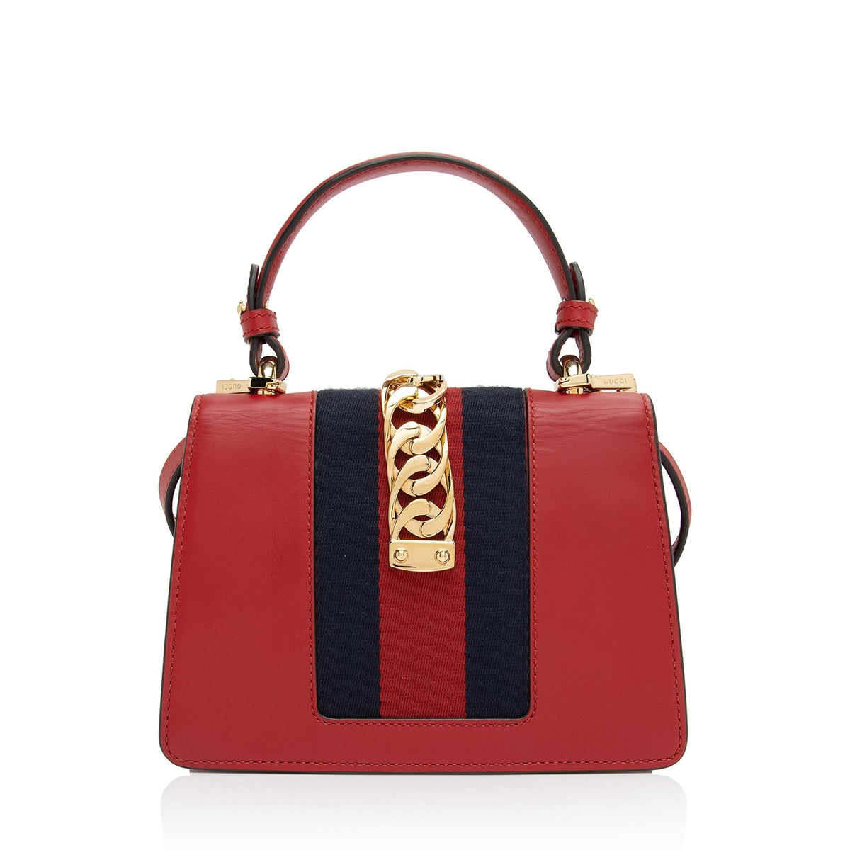 Gucci Leather Sylvie Mini Satchel (SHF-SJmAoq)