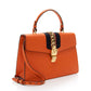 Gucci Leather Sylvie Medium Top Handle (SHF-PUOoAN)