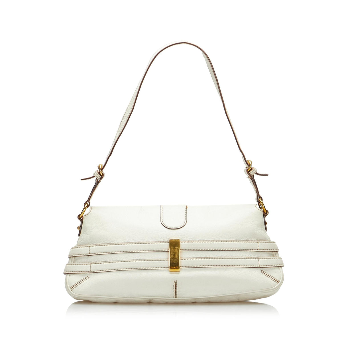 Gucci Leather Wave Baguette (SHG-xT6Xnx)