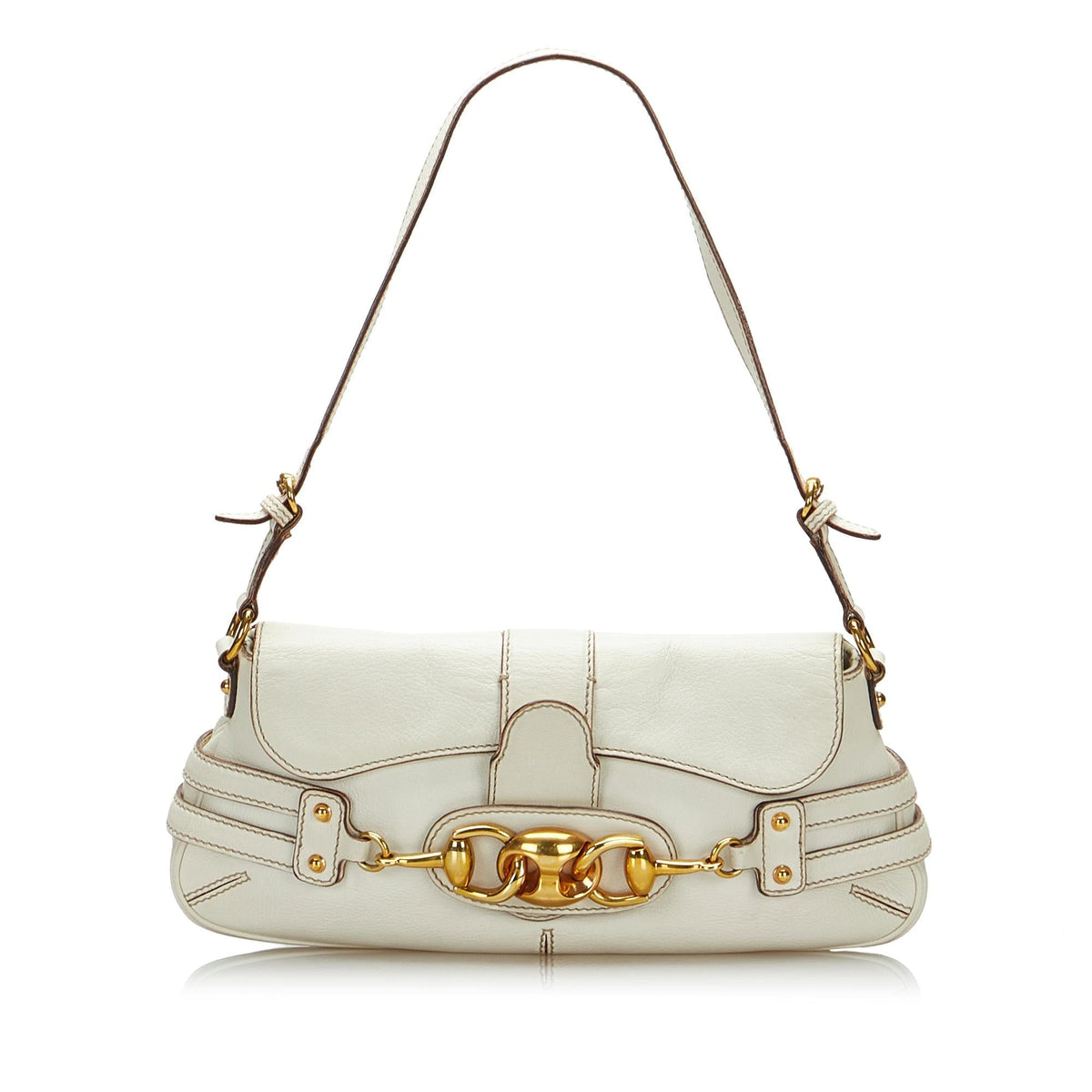 Gucci Leather Wave Baguette (SHG-xT6Xnx)
