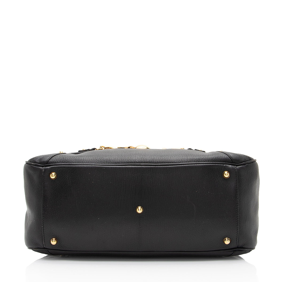 Gucci Leather Bamboo Horsebit Wave Satchel (SHF-Ka9DSr)