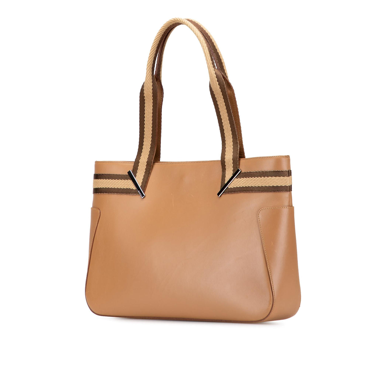 Gucci Leather Web Handbag