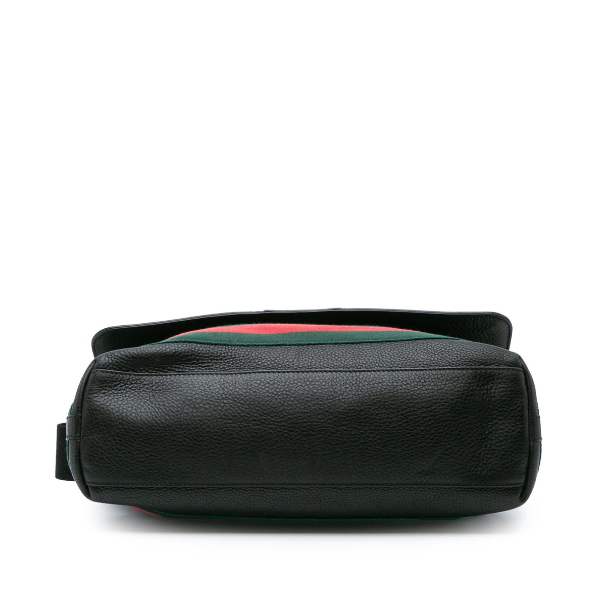 Gucci Leather Web Messenger Bag