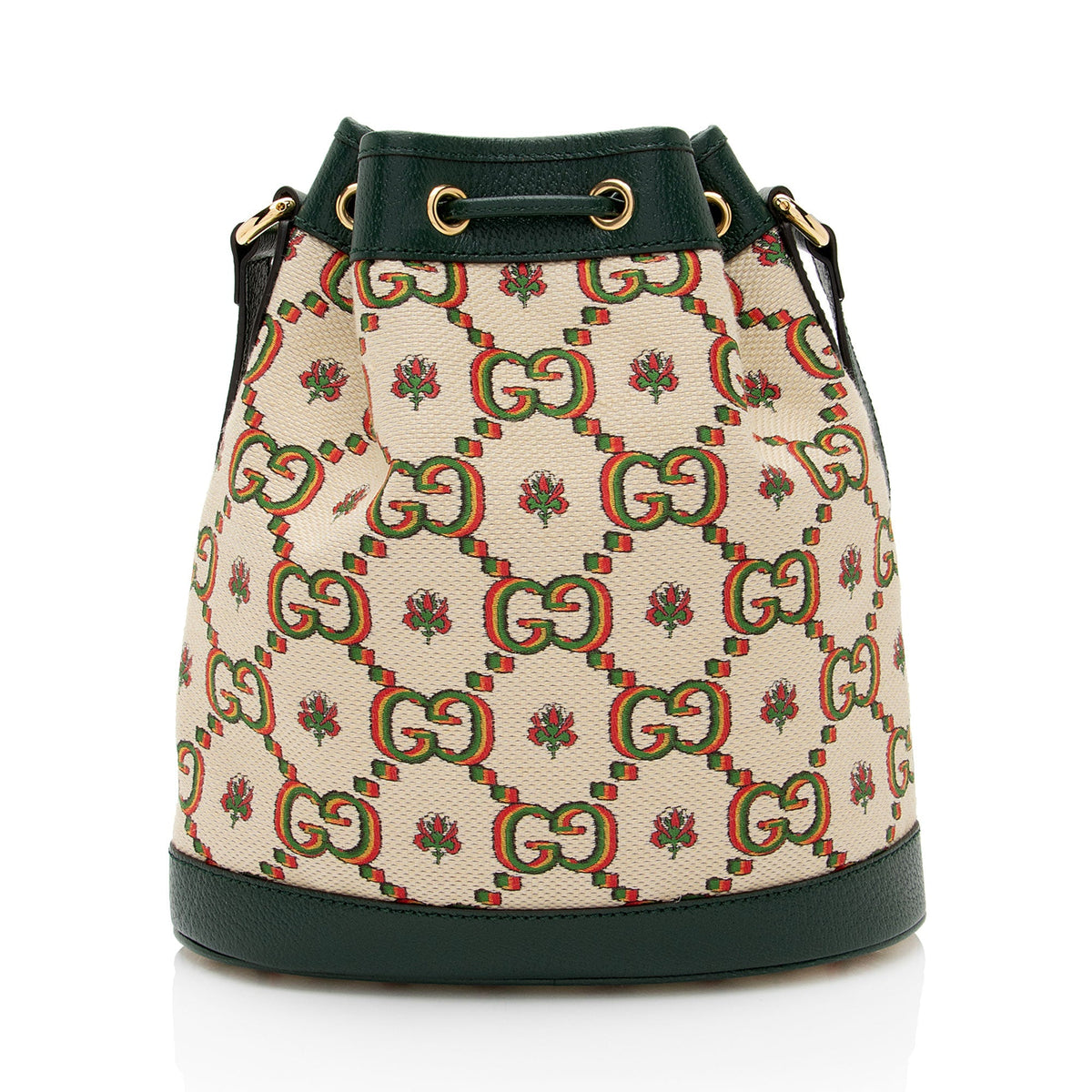 Gucci Limited Edition GG Canvas 100 Bucket Bag (SHF-x2mTZd)