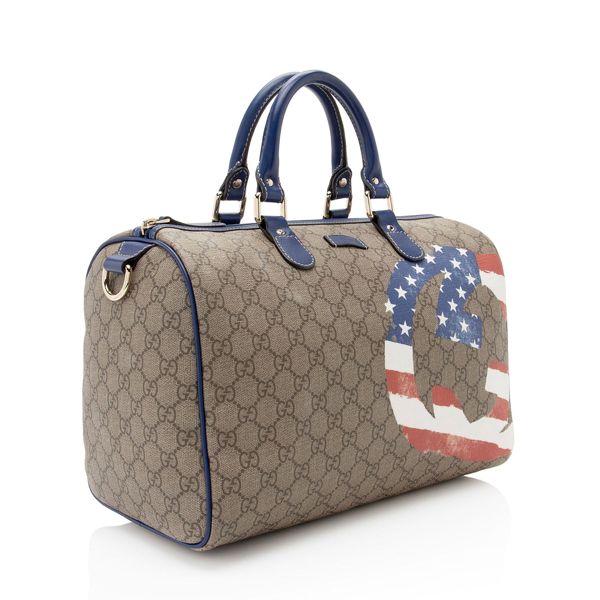 Gucci Limited Edition Unicef America GG Supreme Boston Bag (SHF-0t3d8V)