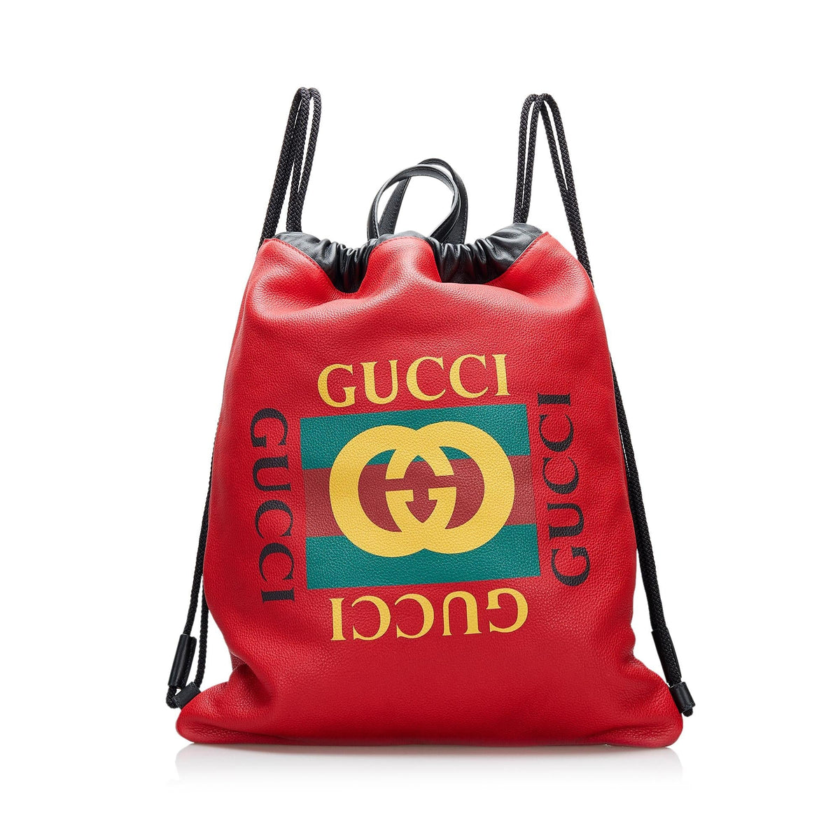 Gucci Logo Drawstring Backpack (SHG-Pk7mwg)