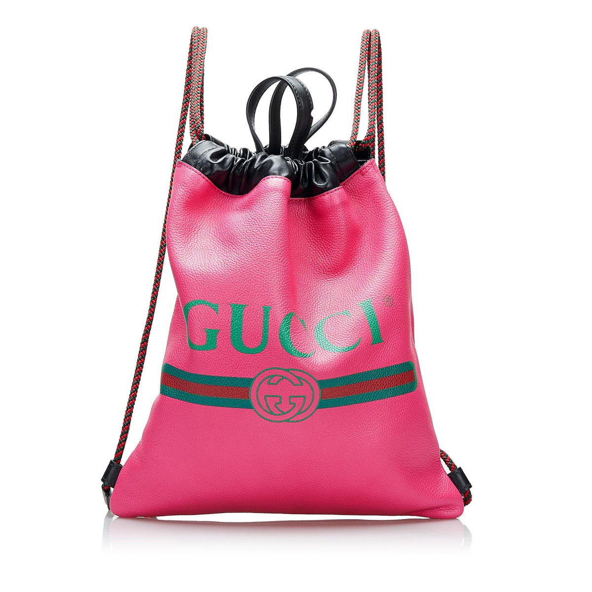 Gucci Logo Drawstring Backpack (SHG-7Bj0RA)