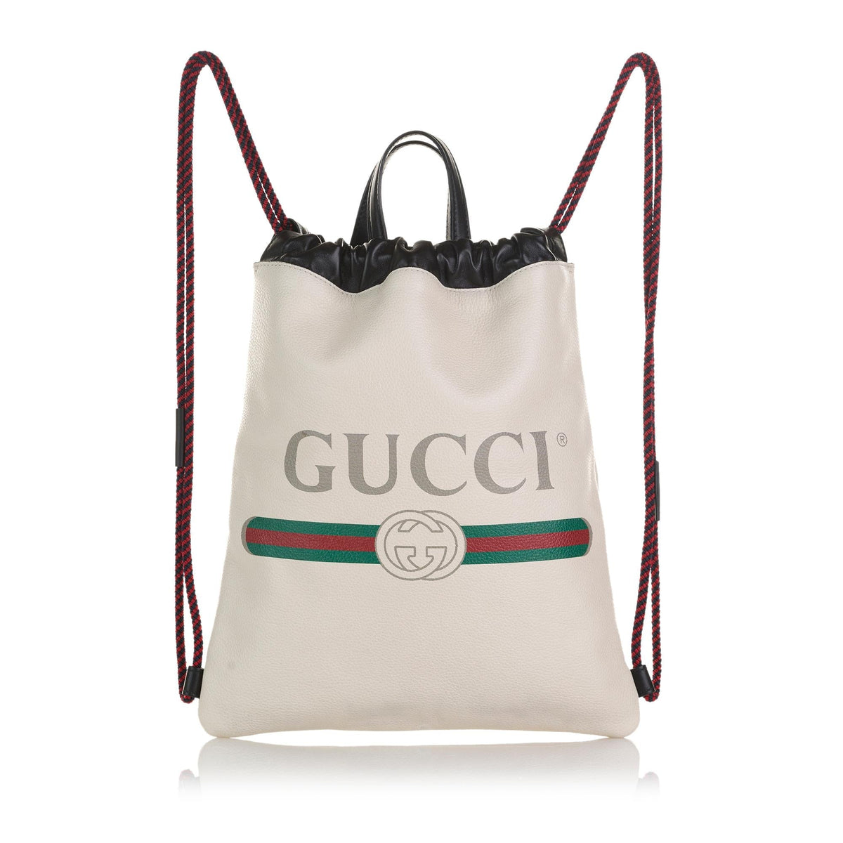 Gucci Logo Drawstring Backpack (SHG-Vl8urK)
