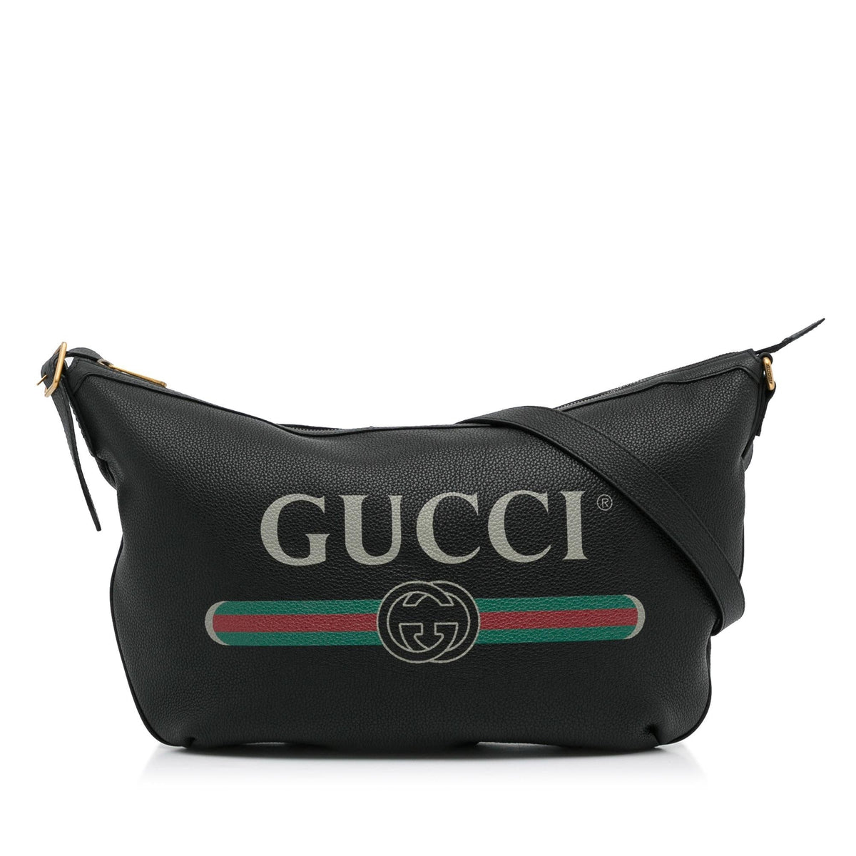 Gucci Logo Half Moon Hobo (SHG-yiN9Q7)