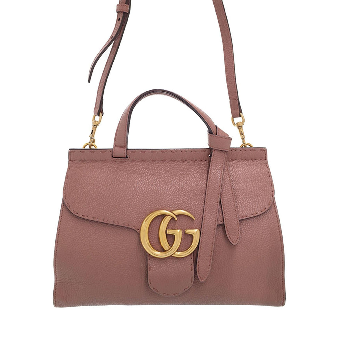 Gucci Marmont Top Handle Satchel (SHG-35064)