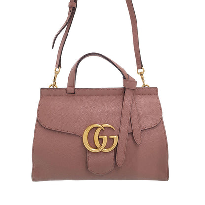 Gucci Marmont Top Handle Satchel (SHG-35064)