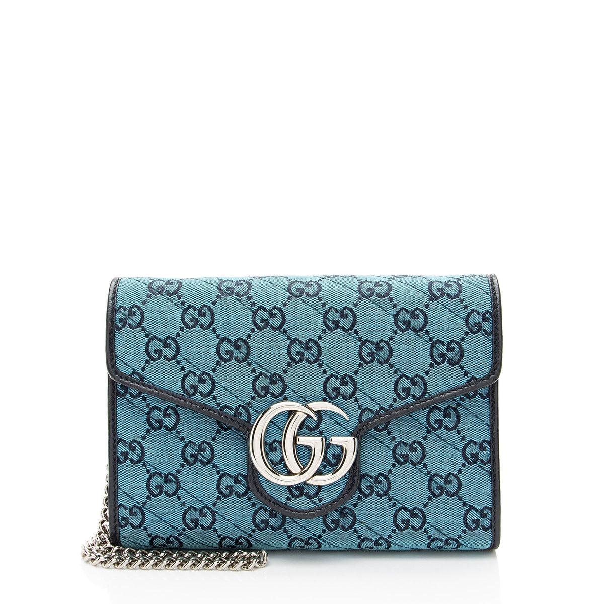 Gucci Matelasse GG Canvas GG Marmont Wallet on Chain
