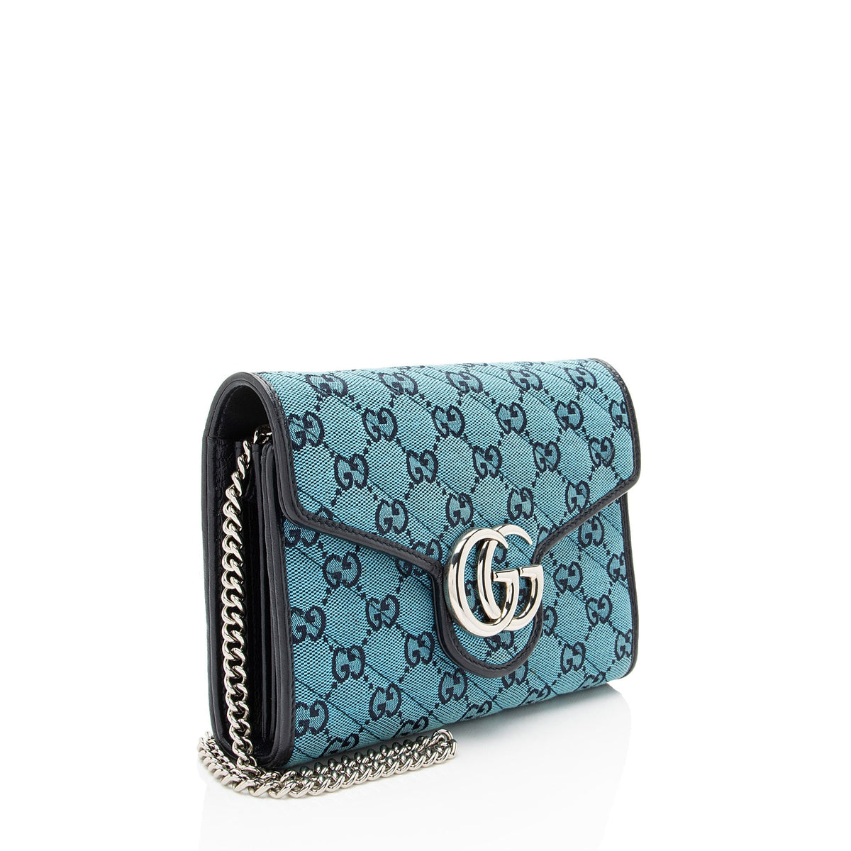 Gucci Matelasse GG Canvas GG Marmont Wallet on Chain