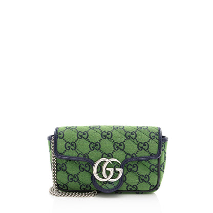 Gucci Matelasse GG Canvas GG Marmont Mini Flap Bag