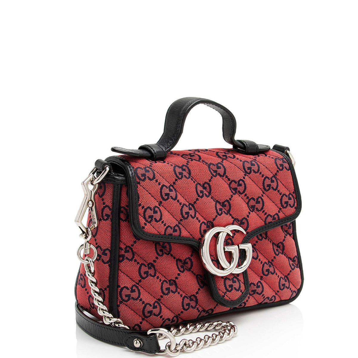 Gucci GG Canvas GG Marmont Mini Top Handle