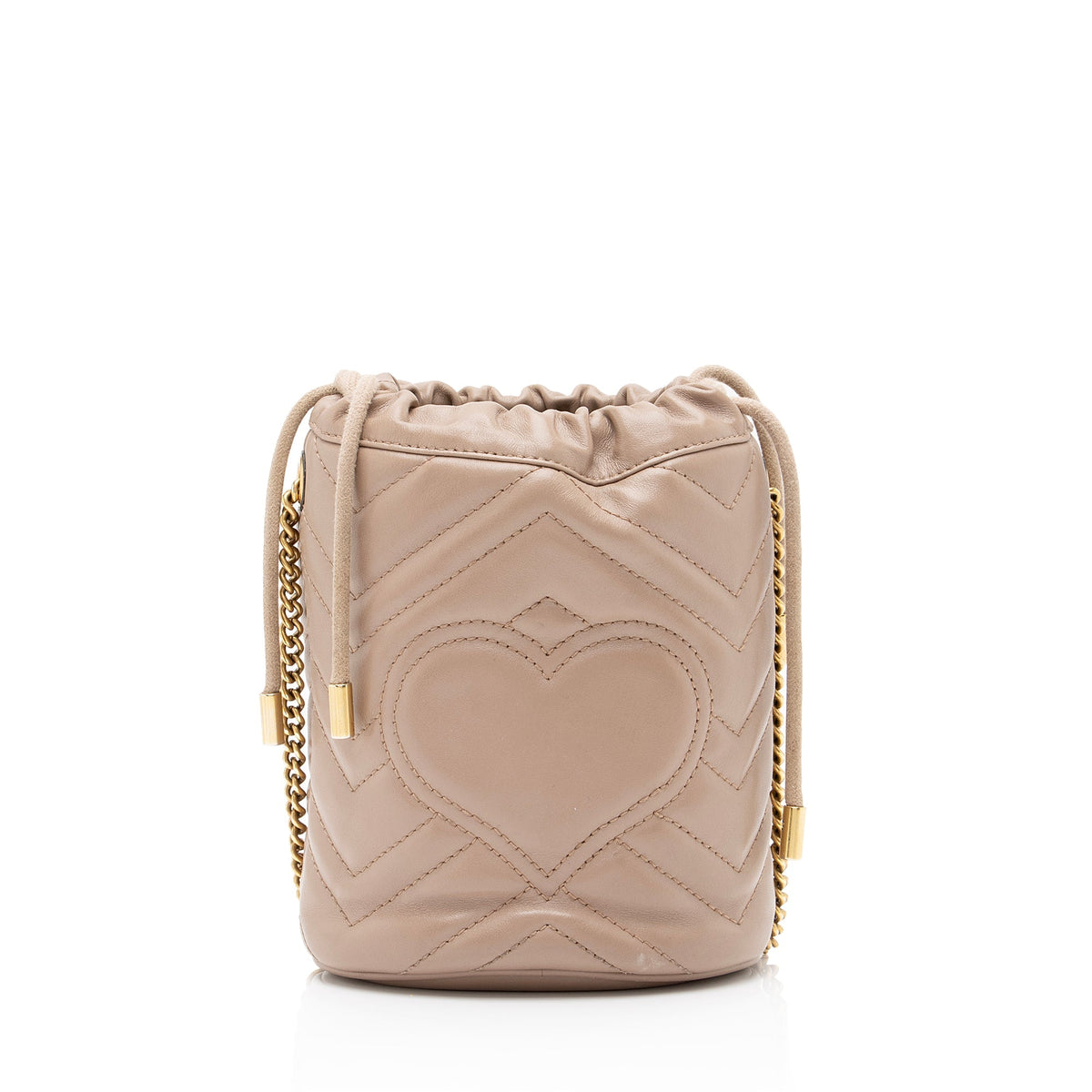 Gucci Matelasse Leather GG Marmont 2.0 Mini Bucket Bag (SHF-lPtWr7)