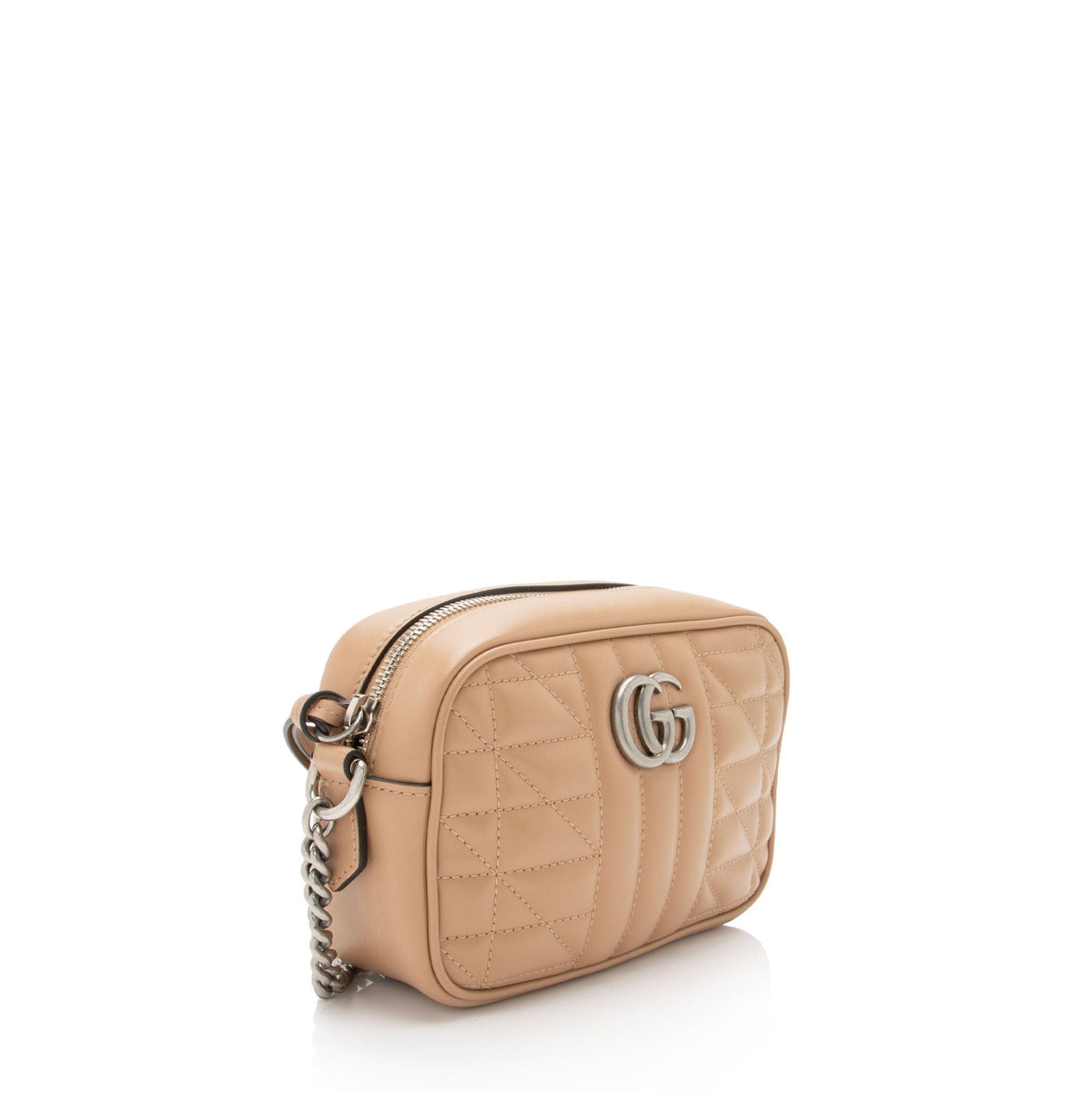 Gucci Mixed Matelasse Leather GG Marmont Aria Mini Camera Bag