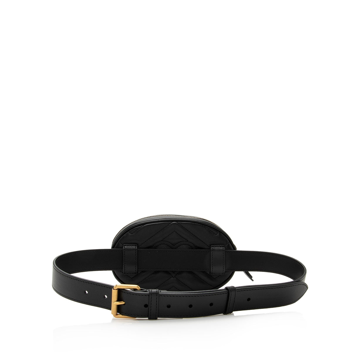 Gucci Matelasse Leather GG Marmont Belt Bag - Size 30 / 75 (SHF-23403)