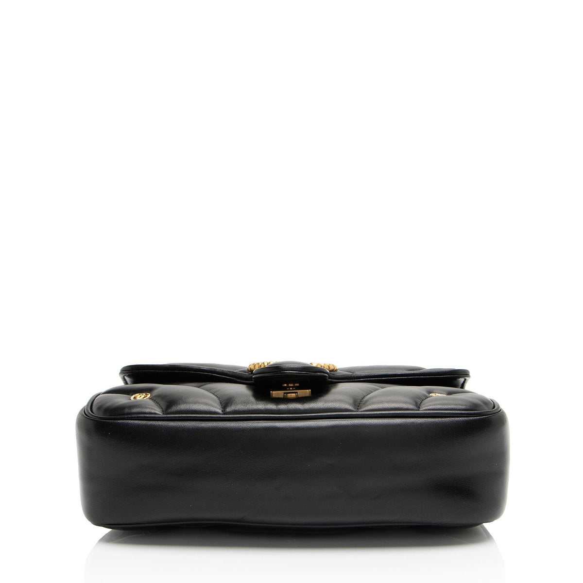 Gucci Matelasse Leather GG Marmont GG Studded Small Flap Bag