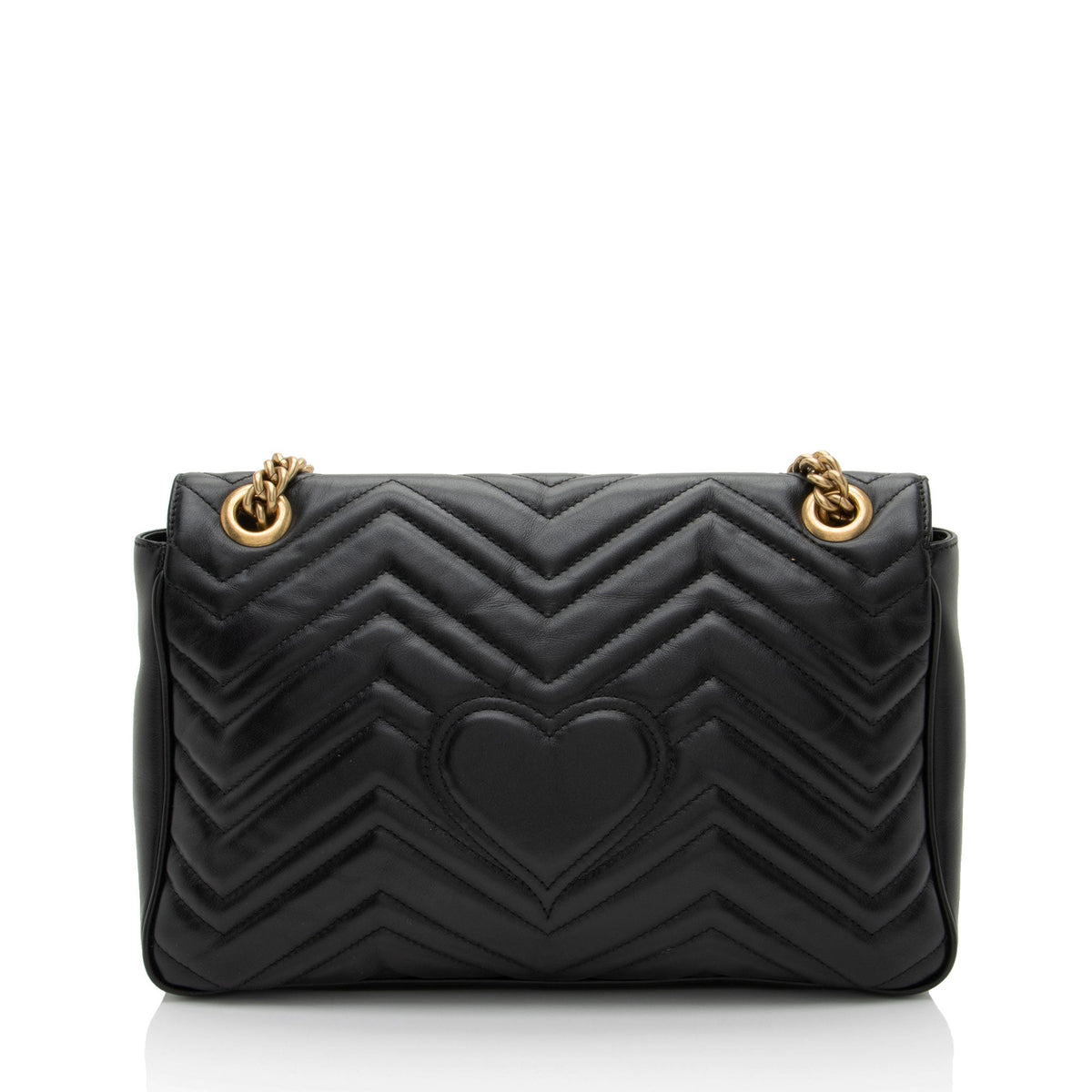 Gucci Matelasse Leather GG Marmont Large Flap Bag