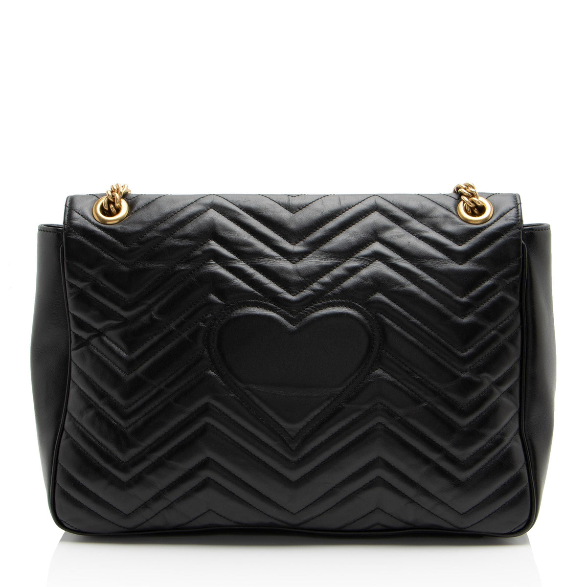 Gucci Matelasse Leather GG Marmont XL Flap Bag