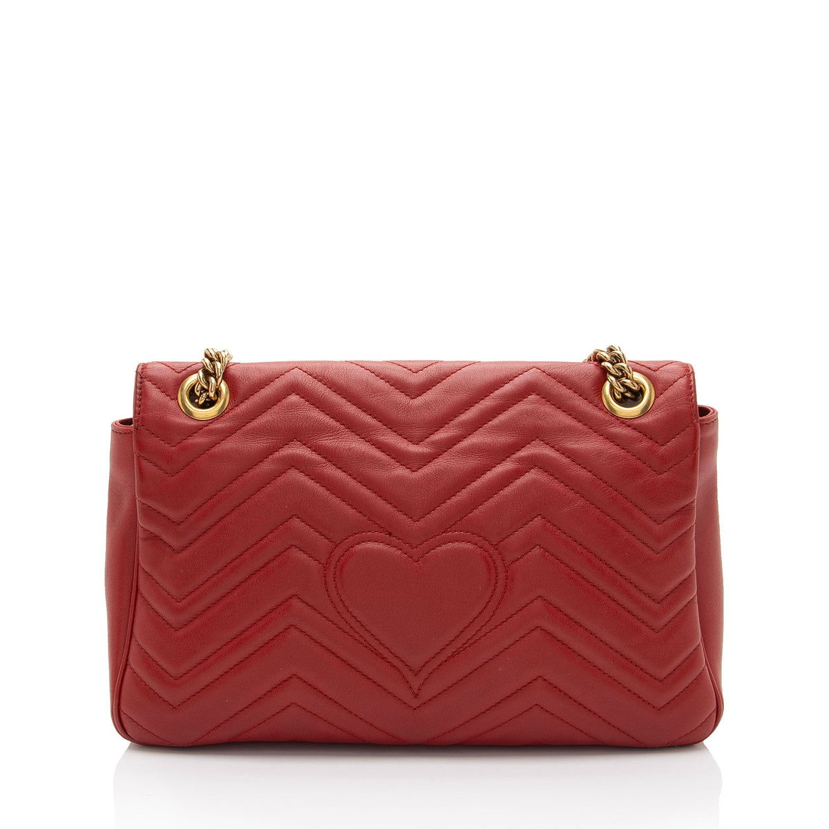 Gucci Matelasse Leather GG Marmont Medium Flap Bag