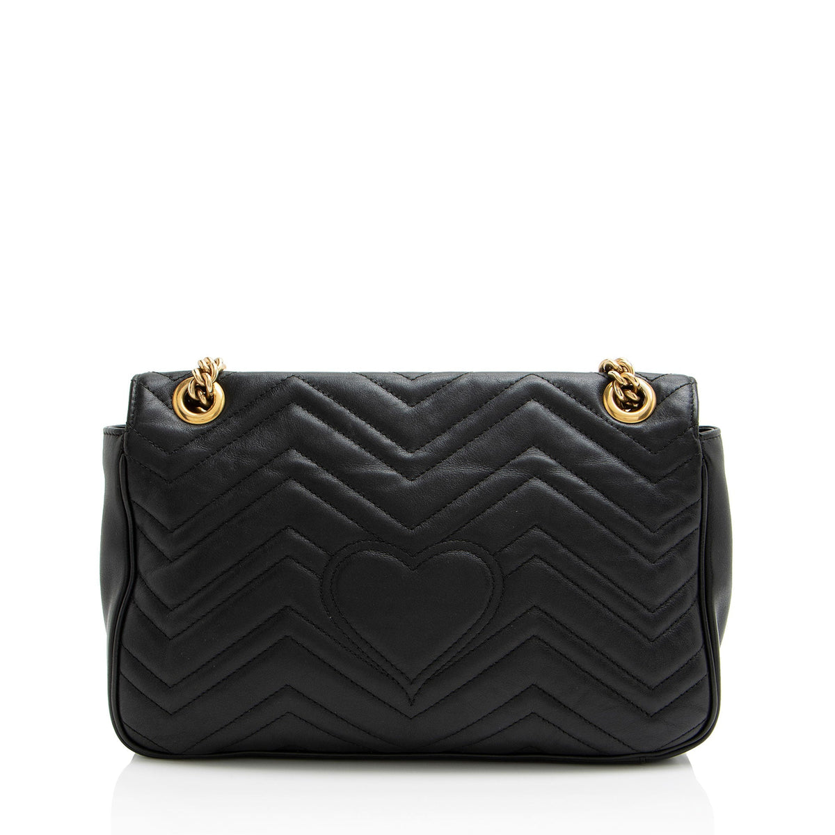 Gucci Matelasse Leather GG Marmont Medium Flap Bag