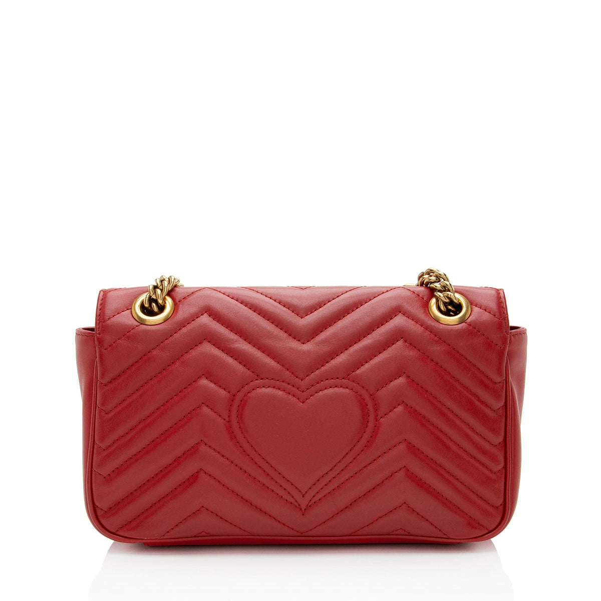 Gucci Matelasse Leather GG Marmont Medium Flap Bag